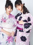 满200日本和服浴衣纯棉腰部要折叠日式拍照写真樱花菊花
