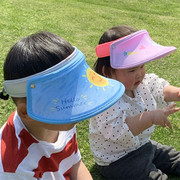 儿童遮阳帽夏季薄款空顶，男女童帽子婴儿，凉帽宝宝防晒帽公主太阳帽