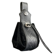 中世纪复古腰包囊袋可挂皮带零钱包欧美维京，风格舞台表演腰带包