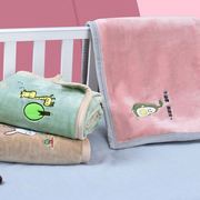 儿童毛毯婴儿盖毯春秋，夏季幼儿园午睡小被子，新生儿宝宝珊瑚绒毯子
