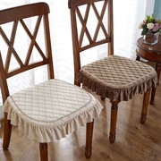 尼珈欧式餐椅垫坐垫，加厚防滑简约椅垫四季通用布艺餐桌椅子垫子板
