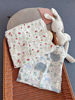 竹纤维包巾夏季薄款浴巾初新生婴儿纱巾婴儿兔年2层速干超柔盖毯