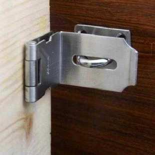 门鼻扣锁扣老式门门鼻门锁，子门扣挂锁不锈钢搭扣卡扣90度大门