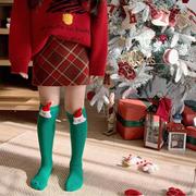 女童毛呢半裙秋冬款儿童加厚红色格纹短裙宝宝圣诞新年加绒半身裙