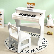 儿童宝宝小孩木制木质钢琴玩具，可弹奏电子音乐，乐感音符小朋友弹琴