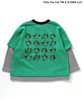 日本 2024春 童装 BREEZE 2色款拼接款长袖T恤 90-140cm