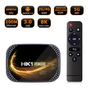 跨境网络机顶盒HK1RBOX-X4S S905X4安卓11.0 8K高清网络播放