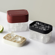 冰块模具家用硅胶软冰格储存盒神器冰箱冻冰球制冰盒冷冻神器