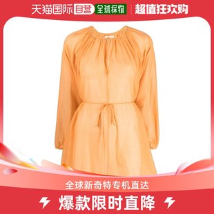 香港直邮潮奢 ManebÍ 女士MANEBI 橙色连衣裙