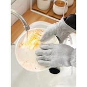 洗碗手套女加绒做饭保暖厨房长款家务清洁耐用防水刷碗非钢丝球棉