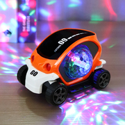 儿童电动玩具小汽车男孩闪光音乐，玩具车电动万向灯光卡通玩具车女
