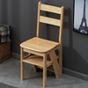 实木梯椅家用梯子餐椅子折叠两用梯凳室内登高踏板楼梯多功能实木