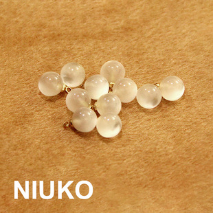 NIUKO 精致细腻珠光仙 衬衫纽扣 衬衣扣子 汉服定制钮扣 服装辅料