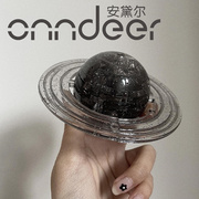 onndeer新年礼物水晶拼图积木立体3d宇宙星球模型情侣生日DIY手工