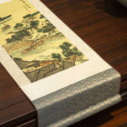 中国特色传统工艺品中国风，丝绸画轴挂画出国留学商务送老外