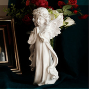 欧式创意人物天使树脂雕塑，摆设家居书柜，装饰工艺品雕像烛台摆件
