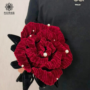 扭扭棒巨型玫瑰花束手工，diy材料包全套(包全套，)七夕情人节送女友仿真花朵