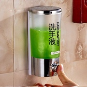 手动的免打孔壁挂式流行卫生间皂液器酒店家用泡沫洗手液瓶盒架