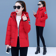 暖鸭鸭女士羽绒服短款2023韩版加厚保暖时尚，修身反季外套