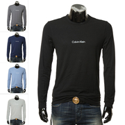 Calvin Klein CK 卡尔文克雷恩男士纯色修身长袖T恤 NM2171E
