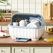厨房盘子碗收纳架缝隙创意置物盒厨房用篮筐出租屋盘筷储物架沥水