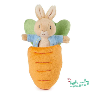 日本 Peter Rabbit彼得兔 胡萝卜 可爱毛绒公仔布娃娃玩偶