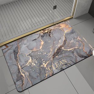 纳米硅藻泥软地垫硅藻土吸水脚垫速干家用卫生间浴室防滑垫进门垫