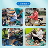 共享电单车北京青桔，哈罗自行车儿童坐板可折叠便携宝宝座椅木坐板