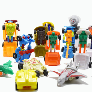 新奇迷你变形小汽车玩具金刚汽车机器人变形玩具幼儿园男孩礼物