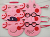 佩奇一家小猪不织布面具卡通，动物八戒头饰幼儿园，表演装扮眼罩