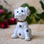 陶瓷生肖旺财狗摆件，工艺品风水摆设可爱小狗，创意动物饰品客厅