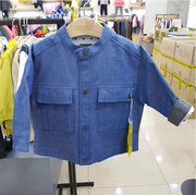 韩版中小童装 春季男女童宝宝蓝色牛仔上衣 外套 夹克潮