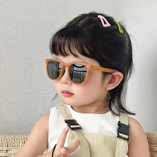 儿童墨镜折叠太阳眼镜时尚，男童女童防晒镜宝宝，遮阳偏光镜防紫外线