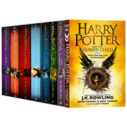 哈利波特英文版原版全套正版书 Harry Potter 1-8册全集原著小说 哈利波特与魔法石与被诅咒的孩子英文原版 JK罗琳 外国经典文学