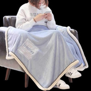 午休沙发垫铺垫空调毯保暖垫膝盖毯小毛毯单人宿舍床垫学生棉绒