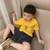 男童短袖T恤夏季韩版儿童装2024夏装纯棉休闲宽松版宝宝上衣