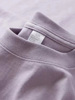 奶油淡紫色长袖t恤女春季气质，优雅设计感小众，上衣复古纯棉打底衫