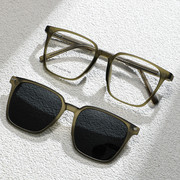 墨镜夹片套镜翻盖太阳镜，男女开车偏光墨镜，近视眼镜夹片磁吸套镜框