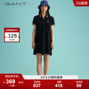 GANT甘特女士美式潮流翻领短袖POLO式连衣裙4201223