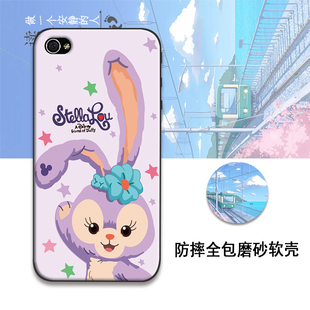 适用于苹果4手机壳lphone4s软胶爱疯4卡通i4磨砂苹果4s全包品果4新款apple防摔i四潮男女平果4保护套保护套