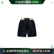 香港直邮palmangels棕榈天使女士百褶短裤，pwcb043s24fab002