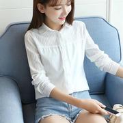 s夏装韩版女短袖，职业衫白衬衫，打底女装衬衣修身上衣