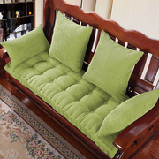 红实木沙发垫冬季加厚防滑坐垫木头老式沙发，中式三人座飘窗垫订做