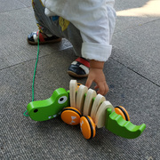 婴儿幼儿童宝宝手拉绳拉线小拖车学步学走小孩益智玩具0-1-2岁半3