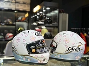 arai粉，樱花头盔整盔彩绘，定制