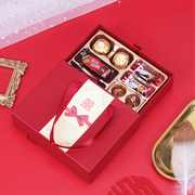 创意结婚订婚喜糖盒成品，含糖伴手礼，满月宝宝诞生喜糖礼盒装