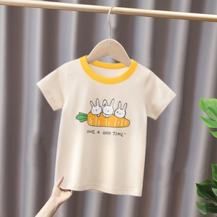 27home韩版品牌尾货童装夏季女童纯棉短袖T恤 宝宝上衣孩子衣服薄
