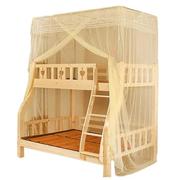 上下床蚊帐子母床上下铺1.5米一体，1.2米实木儿童床双层床高低蚊帐