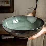 巷子尾少有款!不规则冰裂釉碗复古纪宇陶瓷面碗汤碗菜碗微瑕