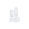 NUK纤巧宽口系列玻璃彩色奶瓶240ml初生型/成长型硅胶中圆孔